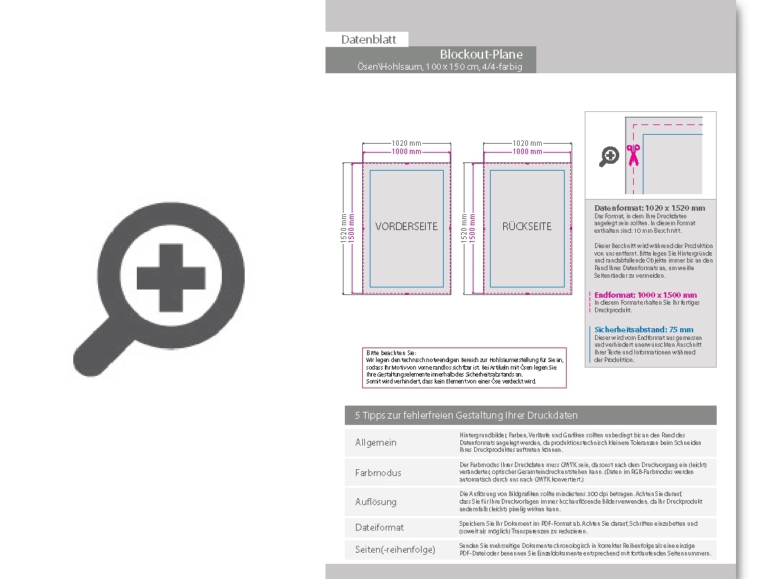 Product Bild hochwertige_blockout-plane_100_x_150_cm__4_4-farbig_bedruckt____sen_im_abstand_von_50_cm_rundum